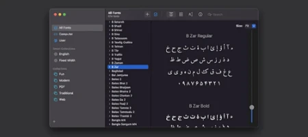 آموزش نصب فونت در مک بوک
